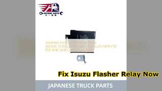 Isuzu Flaşör Rölesi 066500 3720 Değiştirme Kılavuzu