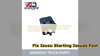 Isuzu NQR Marş Rölesi 8971739470 Onarım Çözümü