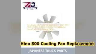 Hino 500 Motor Fan Kanadı 16361 E0140 Değiştirme