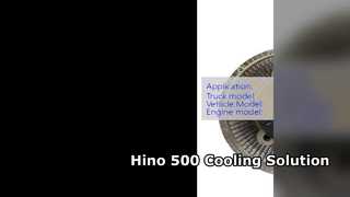 Hino 500 Fan Debriyajı 16250 E0070 J08E Motor