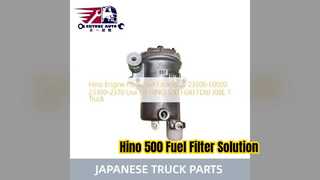 Hino 500 Yakıt Filtresi Komplesi 23300 E0020 Değişimi