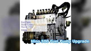 Hino 500 J08C Yakıt Enjeksiyon Pompası S22040 2382 Onarımı