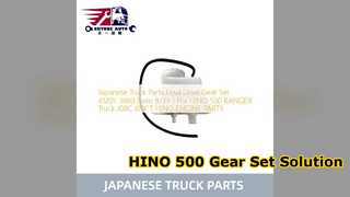 HINO 500 Nihai Tahrik Dişli Seti 41201 3860 8 39 Oranı