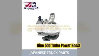 Hino 500 J08E Turboşarj GTC4082KLNV Değişimi
