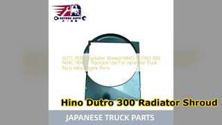 Hino Dutro 300 Radyatör Örtüsü 16711 78300 Değişimi