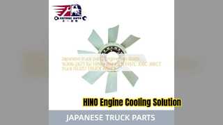 HINO J08C Motor Fan Pervanesi 16306 2671 Değiştirme