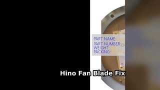 Hino 300 N04CT Motor Fan Pervanesi 1636178100