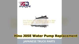 Hino 300 500 J05E Su Pompası 16100 E0373 Değiştirme