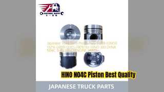HINO N04C Piston Komplesi S130B E0M50 Güvenilir Motor Parçaları