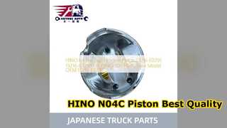 HINO N04C Piston 13216 E0291 Yüksek Performanslı Motor Parçası