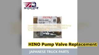 HINO Kamyon Pompası Taşma Valfi 090310 0500 Değiştirme