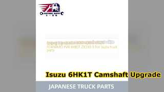 İleri FVR ZX330 için Isuzu 6HK1T Eksantrik Mili Değişimi