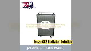 Isuzu CXZ 0PE Radyatör Komple Motor Parçaları