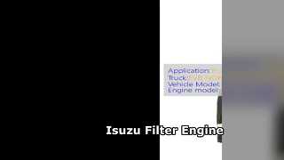 FVR 6HK1 4HK1 için Isuzu Motor Yağı Filtresi 18761832222