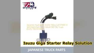 Isuzu Giga Marş Rölesi 1811710870 Güvenilir Kamyon Parçaları