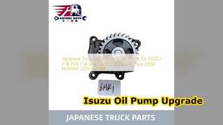Isuzu FTR FVR Yağ Pompası L210 0029M