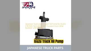 ISUZU FTR FVR Yağ Pompası 6HK1 L210 0029M