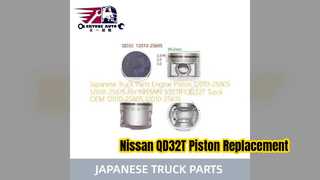 Nissan QD32T Motor Pistonu 12010 2S605 Değişimi