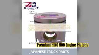 HINO 500 Motor Pistonu 13306 1012 Yüksek Kaliteli Parçalar