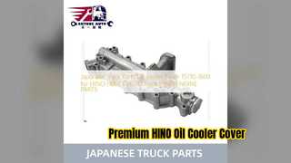 HINO H06CT H07D Yağ Soğutucu Kapağı 15710 1600 Değiştirme