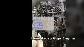 Satılık İkinci El Isuzu Giga Motor Şanzıman 6WG1
