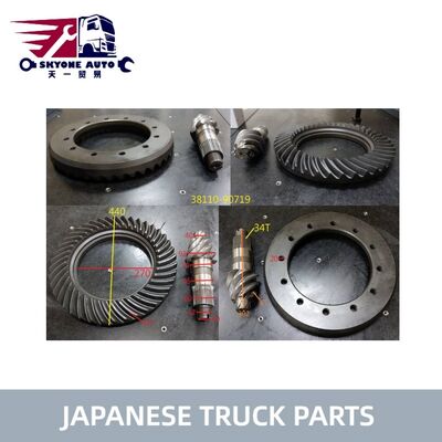 Japon kamyon parçaları UD TRUCK CONDOR RF8 38110-90719 için Crown pinion 6/41 38110-90719
