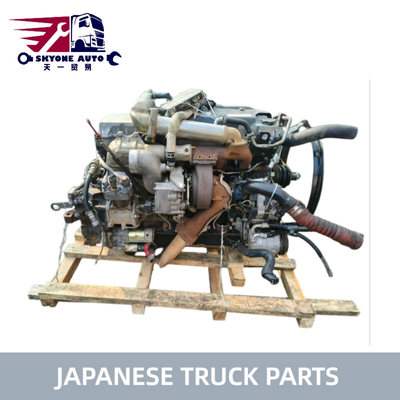 Japon kamyon parçaları kullanılmış motor ile şanzıman iyi durumda ISUZU FSR FVR 6HK1 için satılıyor Isuzu kullanılmış parça