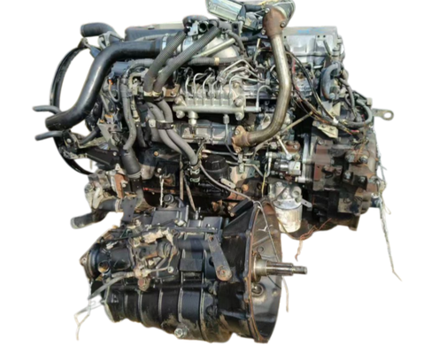 Japon kamyon parçaları kullanılmış motor ile şanzıman iyi durumda ISUZU FSR FVR 6HK1 için satılıyor Isuzu kullanılmış parça