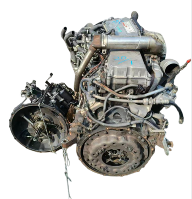 Japon kamyon parçaları kullanılmış motor ile şanzıman iyi durumda ISUZU FSR FVR 6HK1 için satılıyor Isuzu kullanılmış parça