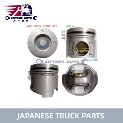 Hino Motor Parçaları Piston Takma 13306-1120 HINO 500 J05CT S05C S05D Kamyon için Kullanın