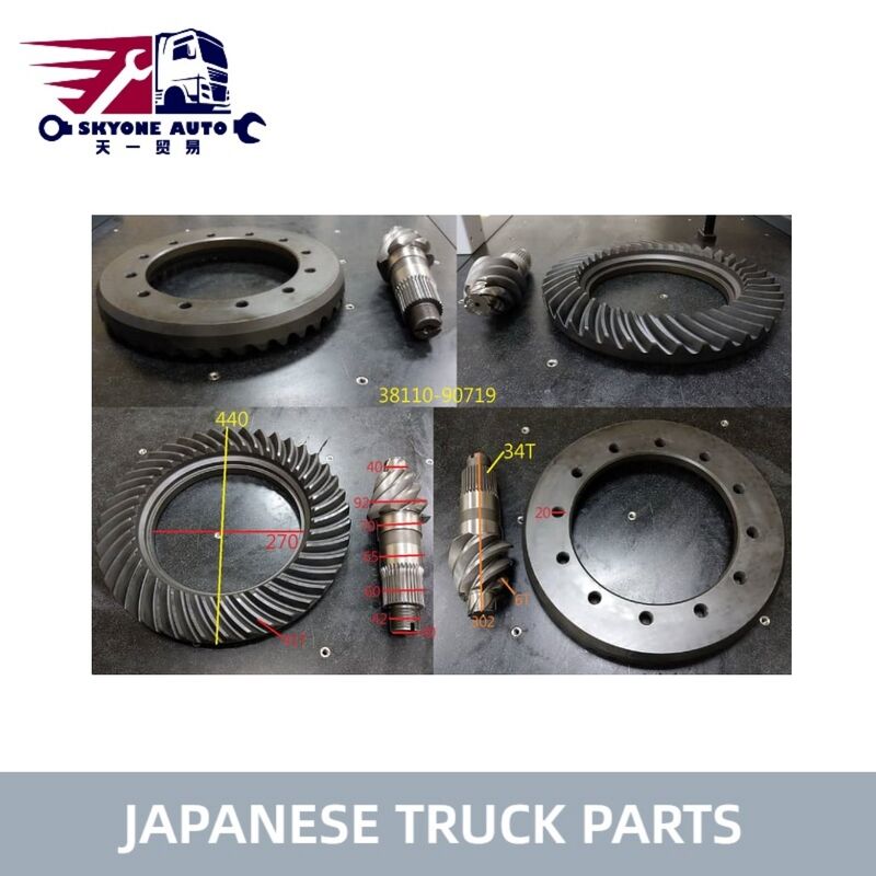 Japon kamyon parçaları UD TRUCK CONDOR RF8 38110-90719 için Crown pinion 6/41 38110-90719