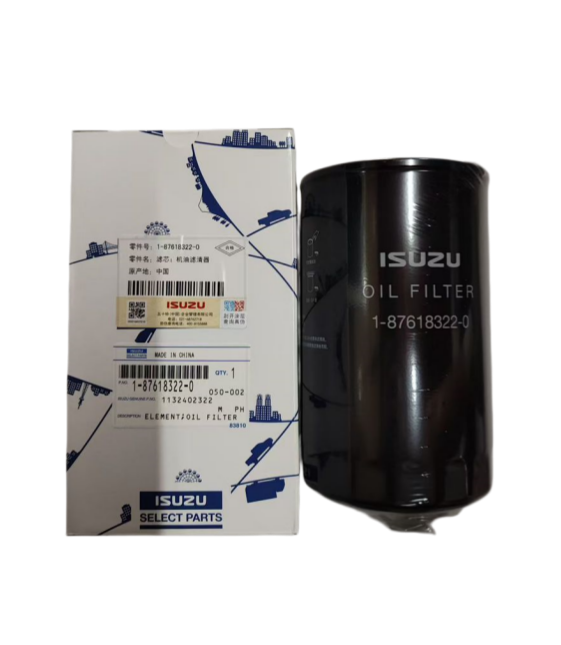 Japon Kamyon Parçaları Motor Yağı Filtresi 1-87618322-0 1-13240232-1 ISUZU Motoru için FVR 6HK1 4HK1 4JJ1 ISUZU PARTS