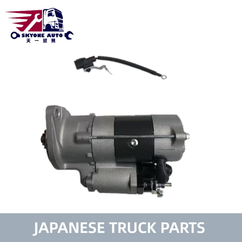 Japon kamyon parçaları HINO 500 RANGER Kamyonu için motor starter 28100-2323 J08C J08CT HINO motor parçaları