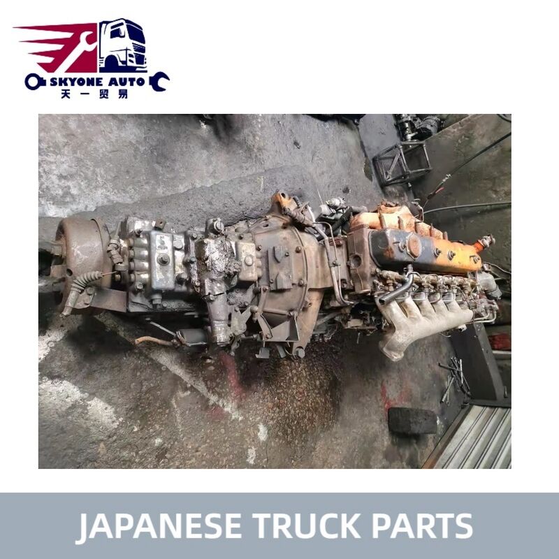 Japon kamyon parçaları kullanılmış 6 vitesli şanzımanlı motor iyi durumda ISUZU FTR 6BG1 için satışta Isuzu kullanılmış parçalar