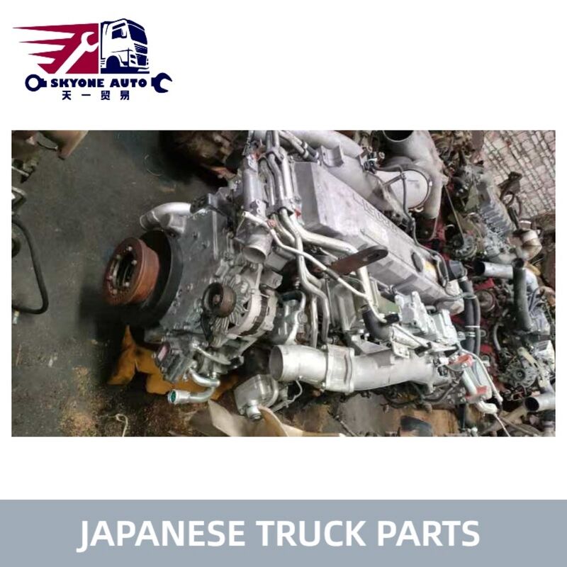 Japon kamyon parçaları kullanılmış motor ile şanzıman iyi durumda ISUZU GIGA 6WG1 için satışta Isuzu kullanılmış parçalar