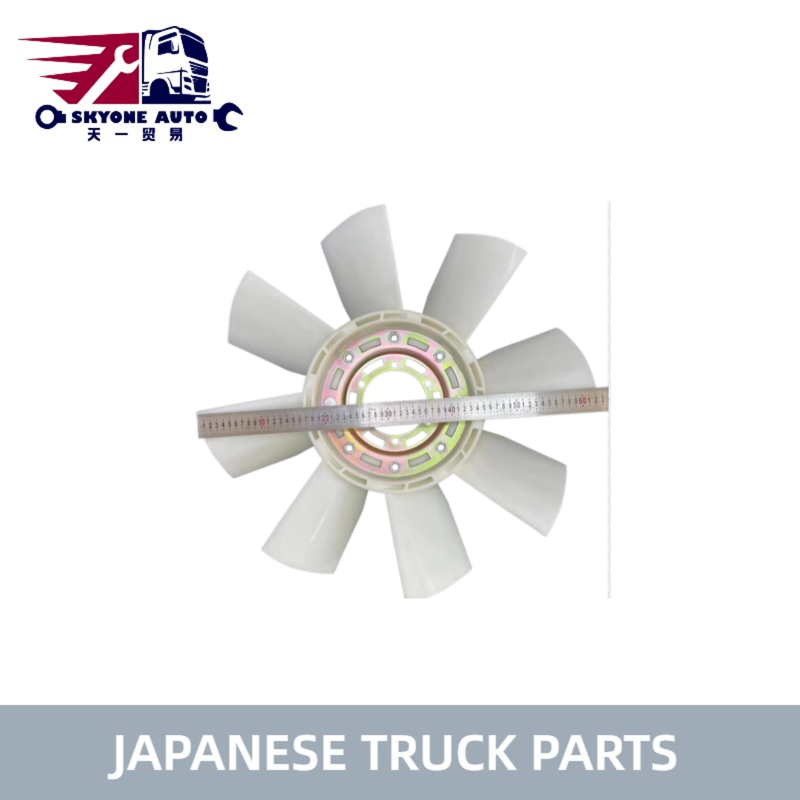 Fan Blade HINO 500 RANGER J08E P11C EURO 4 2635 16361-E0140 16306-E0140 Japon kamyon parçaları için kullanım Hino motor parçaları
