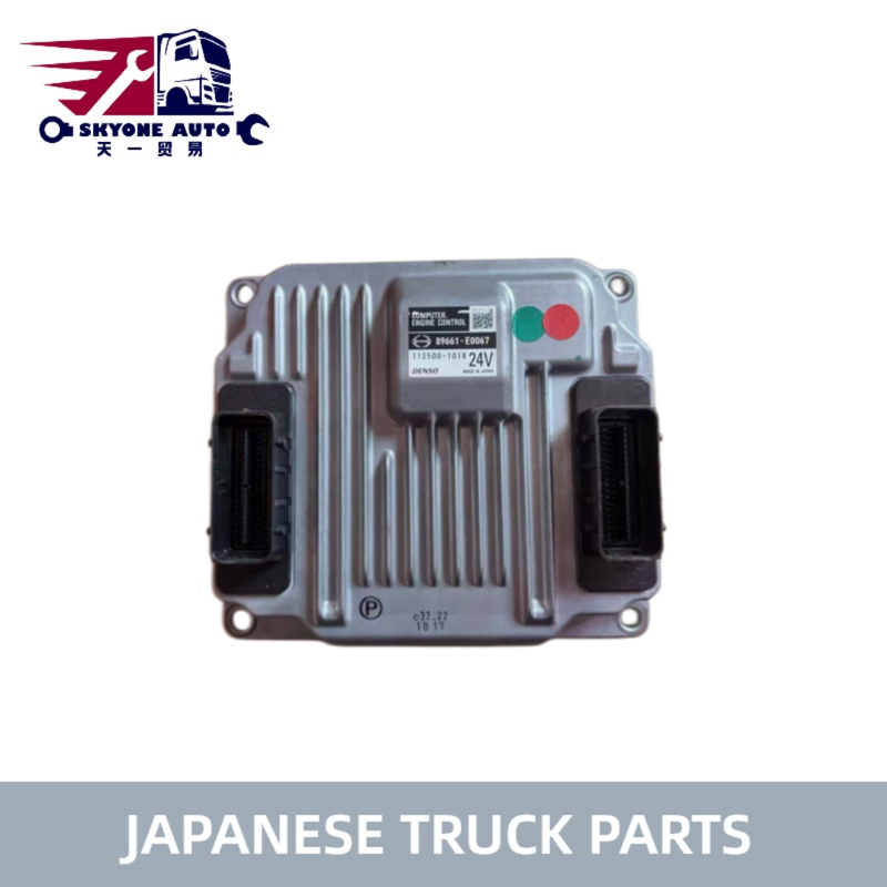 HINO Kamyon E13C J08E J05E P11C için orijinal motor kontrol ünitesi ECU 89661-E0067 Japon kamyon parçaları