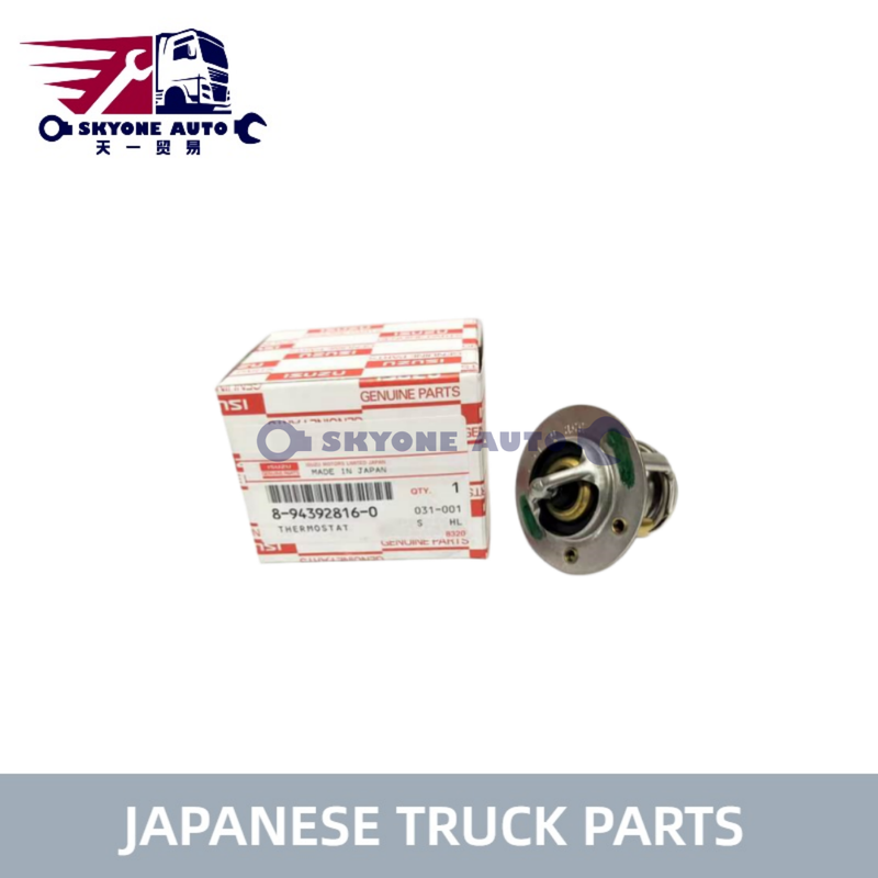 Japon kamyon parçaları Termostat 8-94392816-0 894392816-0 ISUZU FVR33 6HH1 Kamyon ISUZU KAMYON PARÇALARI için